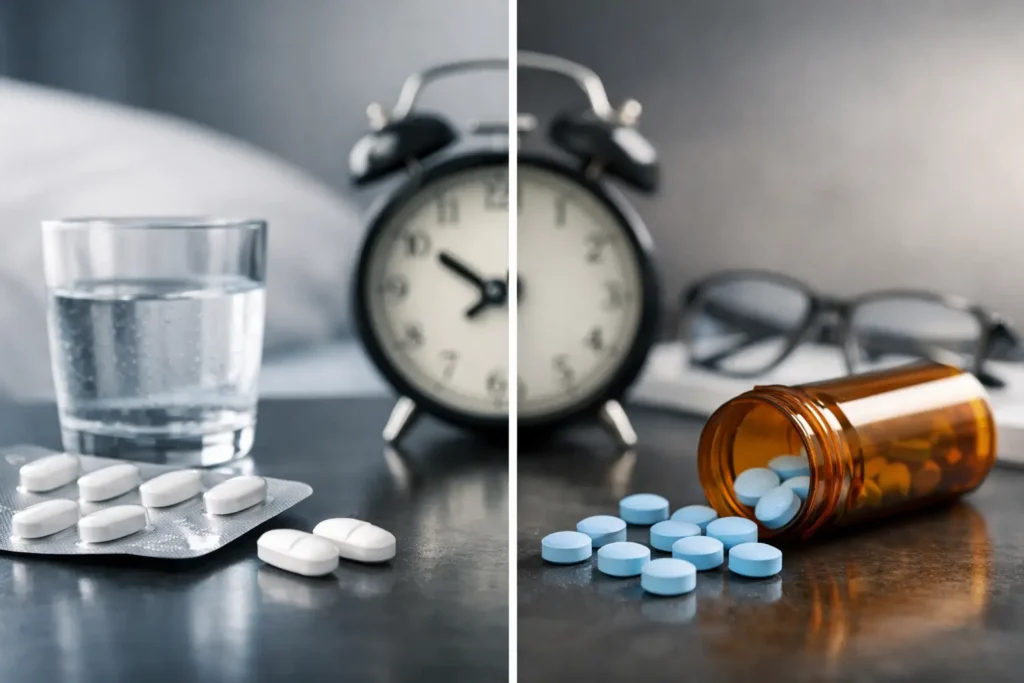 Ambien vs Valium for Sleep Support